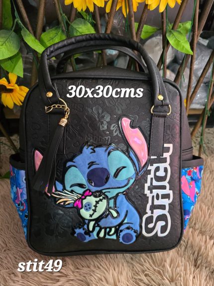 cartera mochila Stitch doble asa
