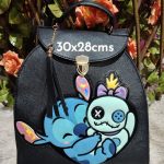 cartera mochila Stitch y trapos