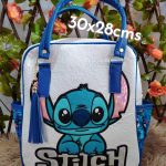 cartera mochila Stitch doble asa letras