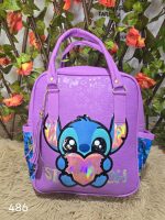 cartera mochila doble asa Stitch corazón - Imagen 2