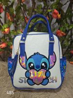 cartera mochila doble asa Stitch corazón - Imagen 5