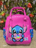 cartera mochila doble asa Stitch corazón - Imagen 3
