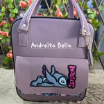 cartera mochila Stitch cuadrada