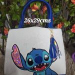 cartera con 2 ziper stitch