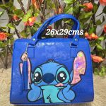 cartera con broche stitch