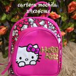 cartera mochila ovalada kitty