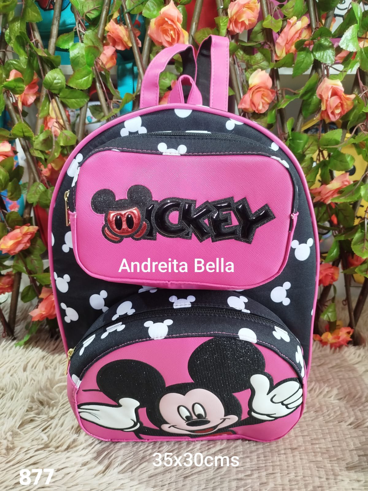 2026/03/1000005488.jpg mochila reforzada Mickey 2 bolsas - Imagen 1