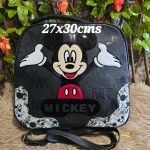 mochila cartera 2 ziper mickey