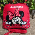cartera mochila 2 ziper Minnie