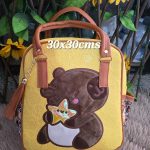 cartera mochila doble asa capibara