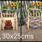 bolso estilo cilindro capibara