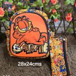 mochila pequeña Garfield con estuche