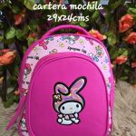 cartera mochila ovalada kitty