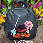 cartera mochila doble asa gato con botas