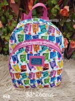 mochila tela placa intensamente - Imagen 4