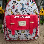 mochila placa en medio Snoopy